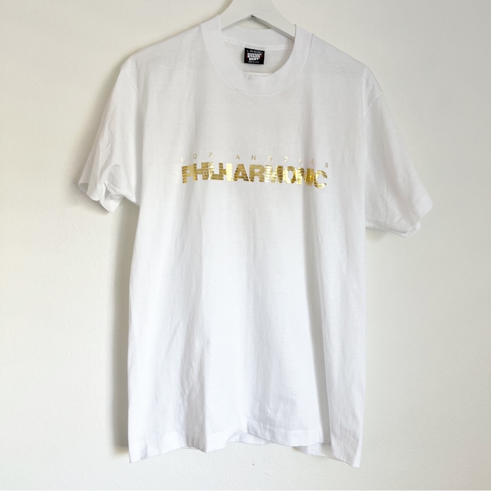 Vintage Los Angeles Philharmonic Screen Stars T-Shirt Orchestra Single Stitch L